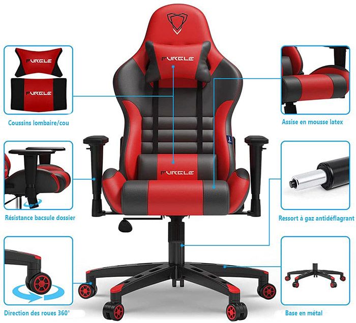 Chaise Gaming Ergonomique