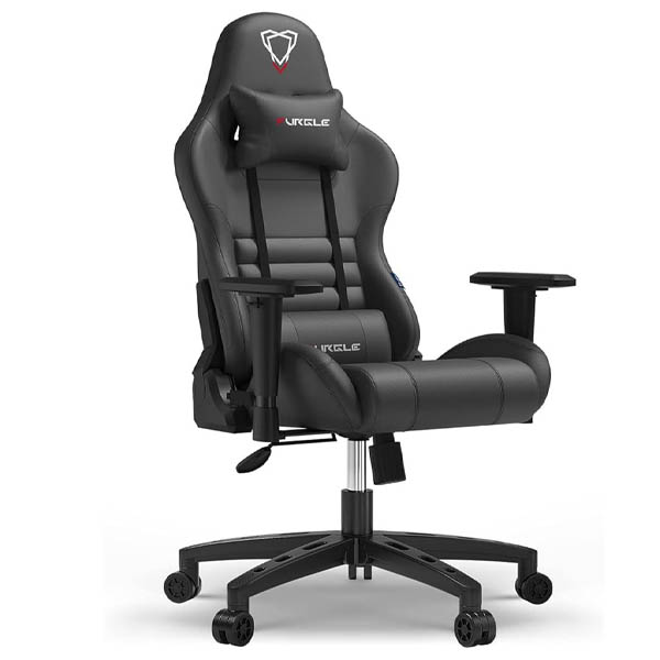 Chaise Gaming Ergonomique Luxe PUURGLE, Siège de Bureau Pro